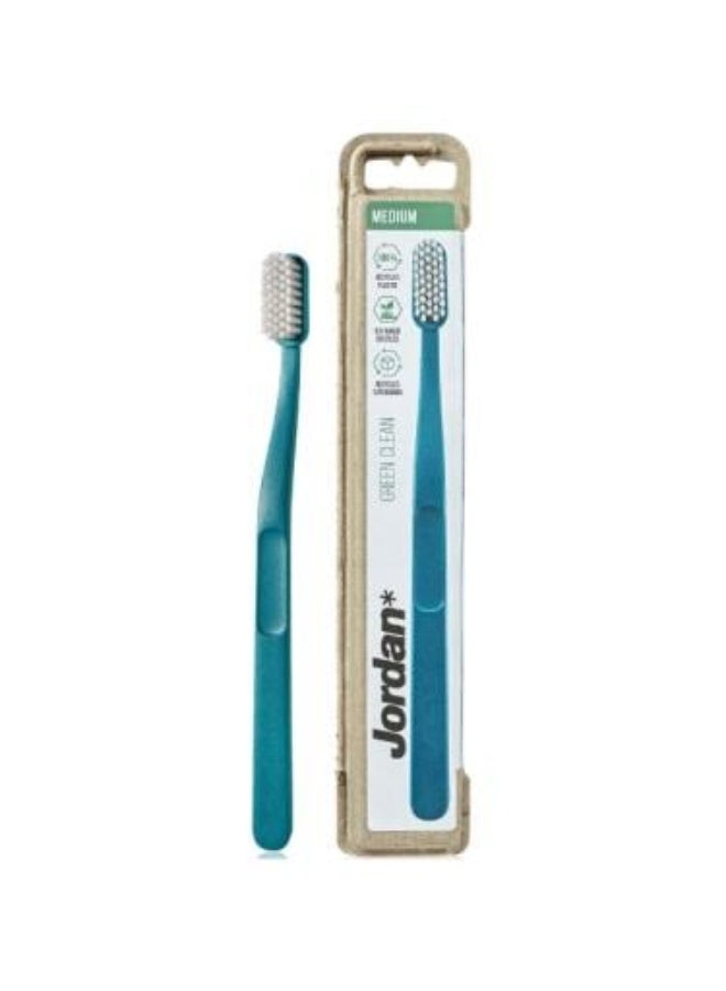 Kids Toothbrush Medium Size Multiple Colors - Green Clean